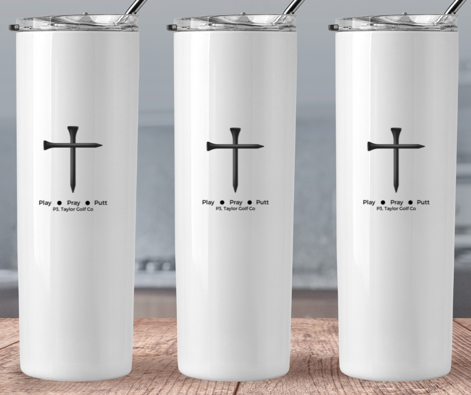 Golf Tee Cross Tumbler