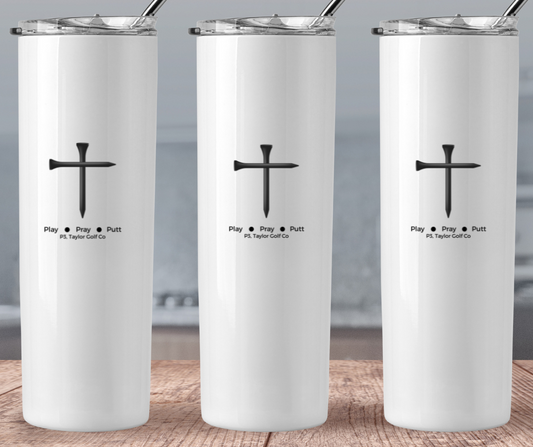 Golf Tee Cross Tumbler